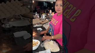 Bharti ne Sourav Joshi ke banaye bhature 🍛 souravjoshivlogs bharti vlog [upl. by Michiko]