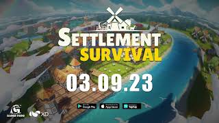 Settlement Survival  Mobile Release Date Announcement Trailer [upl. by Danyelle]