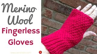 Merino Fingerless Gloves [upl. by Merilyn]