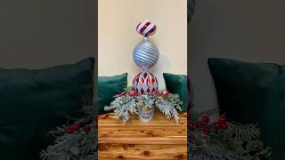 DIY Christmas Decor  DIY Christmas Ornament Topiary [upl. by Nager364]