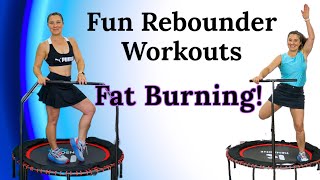 Rebounder Workouts for Weight Loss 30 Minute Low Impact Fat Burning Mini Trampoline Cardio Fitness [upl. by Notlrak388]