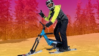 We tried snow bikes and absolutely loved it  Redemption CA Ep 13 [upl. by Eittol]