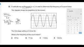 A Cathode Ray Oscilloscope cro helps physicists determine the frequency of sound waves [upl. by Ymorej]