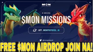 ✈️MON KRIPTO AIRDROP  🥇UZMITE BESPLATNE COINE [upl. by Arbmahs]