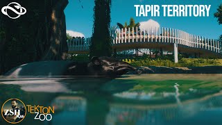 Tapir Territory ¦ Tekton Zoo ¦ Malayan Tapir amp Babirusa Habitat ¦ Planet Zoo franchise mode ¦ Ep 20 [upl. by Secundas]