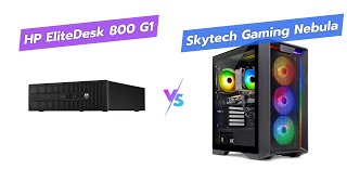 🖥️ Battle of PCs HP EliteDesk vs Skytech Gaming Nebula 🎮 [upl. by Eerpud]