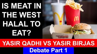 Is Meat in the West Halal to Eat  Yasir Qadhi vs Yaser Birjas Debate  Part 12 [upl. by Draneb]