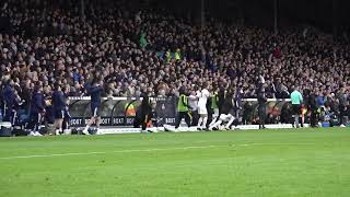 This is how Leeds UNITED fans rejoice over last minute goal [upl. by Birk636]