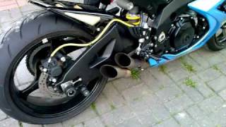 Jardine GP1 on GSXR 1000K8 with decat pipe [upl. by Ttirb]