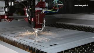 Fiber Laser machine L5 Salvagnini [upl. by Unhsiv]