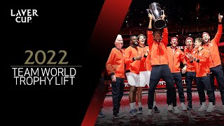 Team World Lift The Trophy  Laver Cup 2022 [upl. by Eanal]