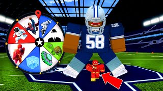 ROBLOX FOOTBALL FUSION BUT EVERY DIME I SPIN A WHEEL OF ADMIN COMMANDS [upl. by Anstice]