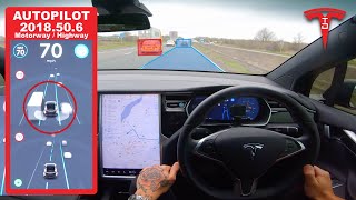 Tesla Autopilot vs M4 Motorway  Highway  How Good Is Auto Lane Change Auto Steer amp TACC [upl. by Mehelhteb]