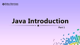 Java Introduction in Hindi  Software Automation Testing  Edso Services [upl. by Charlet]