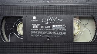 The Texas Chainsaw Massacre 2003 VHS PreShow [upl. by Eilzel]