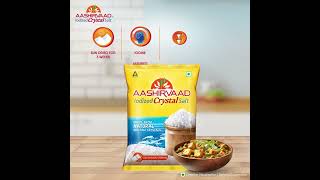 Aashirvaad Iodized Crystal Salt 1 kg Natural HR 1 [upl. by Jenni]