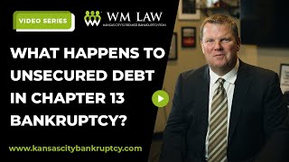 What Happens to Unsecured Debt in Chapter 13 Bankruptcy [upl. by Ahusoj17]