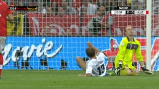 Deutschland Österreich 30 Schmidt ZDF Highlights WM 2014 Qualifikation [upl. by Caputo]