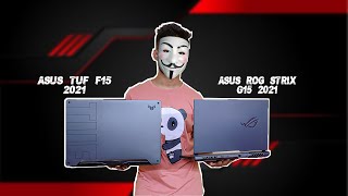 Asus Tuf F15 2021 VS Asus ROG Strix g15 2021 Best RTX Laptop Under 1 Lakh [upl. by Joli]