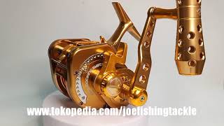 Jigging Master Underhead PE5N Reel Pancing Jigging amp Dasaran UH [upl. by Airdnala]