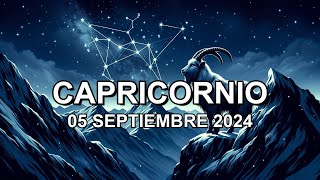 Horóscopo de hoy ♑︎ CAPRICORNIO  05 Septiembre 2024 capricorniohoroscopo [upl. by Rudelson]