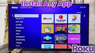 How to Download and Install Apps on Roku TV [upl. by Meehan568]