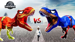 Megalodon quotHUNT amp FIGHTquot vs ALL Marine reptiles  Spinosaurus  JWE 2 Park Managers Collection Pack [upl. by Hollah]