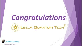 Congratulations Leela Quantum Tech [upl. by Sparhawk]