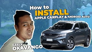 How to Install Apple Carplay and Android Auto on your Geely Okavango [upl. by Amand]