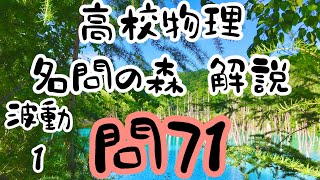 名問の森 波動 問71解説 光の屈折 全反射 屈折率 光ファイバーの原理 名門の森 高校物理 [upl. by Sine]