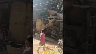 Wazirpur Village ki road ka kaamconstruction work [upl. by Trah10]