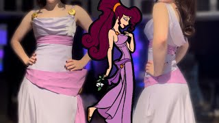 Megara Cosplay Part 2  Crafting my Megara Dress [upl. by Itsur996]