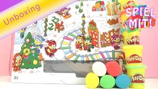 PlayDoh Adventskalender unboxing  wir öffnen alle 24 Türchen für Euch [upl. by Hedelman]