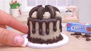 Awesome Miniature OREO Chocolate Cake Decorating  Yummy Tiny Cake Design For You [upl. by Kreager480]