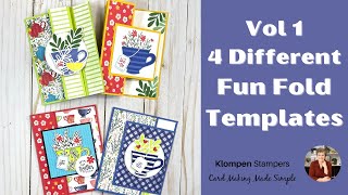 Fun Fold Card Making Templates  Volume 1 [upl. by Shaun]