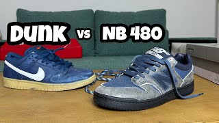 New Balance 480 Skateboard Shoe Review [upl. by Leahcimnaes250]