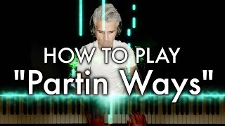 Polo G  Partin Ways PIANO TUTORIAL  Sheet Music  Instrumental  Chords  Karaoke [upl. by Glynn]