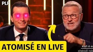 Jordan Bardella DÉZINGUE Laurent Ruquier de France TV fin de carrière 😎 [upl. by Hanikehs209]