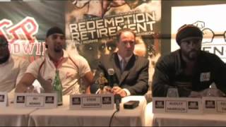 AUDLEY HARRISON V ALI ADAMS PRESS CONFERENCE PART 2 [upl. by Ydal]