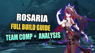 Rosaria can do it all BUT  Rosaria Analysis and Guide Genshin Impact [upl. by Atniuqal]