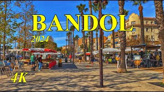 BANDOL🌞Var  Côte dAzur  Visite des villes et villages Français 4K [upl. by Nauqes]