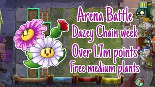 PVZ2  Arena battle Dazey Chain week  over 17m free medium level plants [upl. by Enimrej]