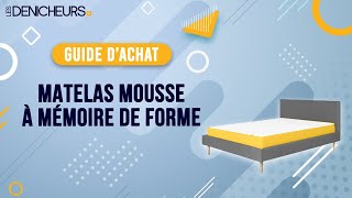 👓 MEILLEUR MATELAS MOUSSE À MÉMOIRE DE FORME 2023  Comparatif amp Guide dachat [upl. by Reiner]