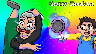 MAGICZNA PATELNIA VS PUZONIK  GRANNY SIMULATOR [upl. by Selle908]