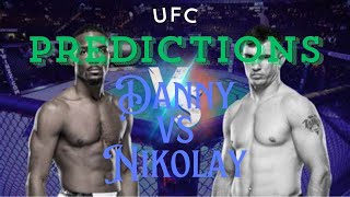 UFC Predictions Danny Barlow vs Nikolay Veretennikov ufcvegas95 predictions ufc [upl. by Yrocaj]