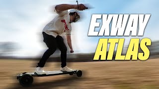 Exway Atlas 4WD Electric Skateboard  My Experience [upl. by Amikehs867]