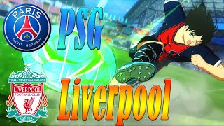 Paris SaintGermain vs Liverpool  Captain Tsubasa Rise Of New Champions [upl. by Lori]