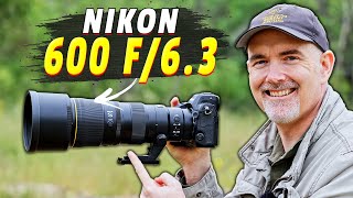 Nikon 600mm f63 Field Test  This Lens Is Ridiculous [upl. by Aicirtak]