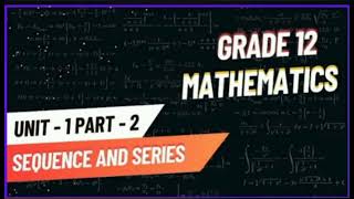 Grade 12 Mathematics Unit1 part 2 በአማርኛ [upl. by Leiahtan]