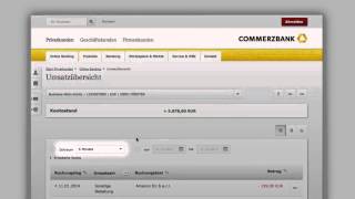 Commerzbank Online Banking Guided Tour [upl. by Nonnerb]